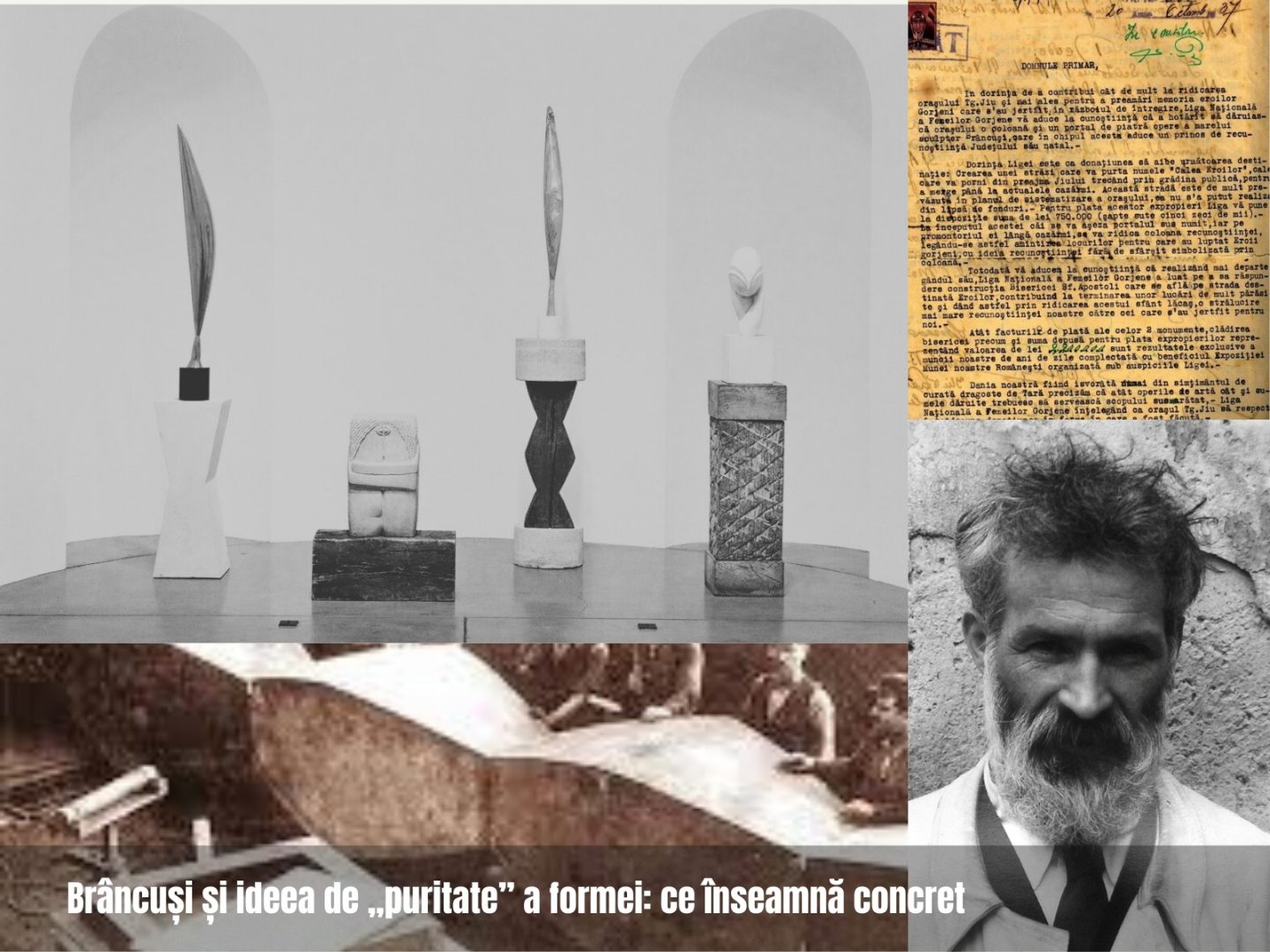 Brâncuși și ideea de „puritate” a formei: ce înseamnă concret